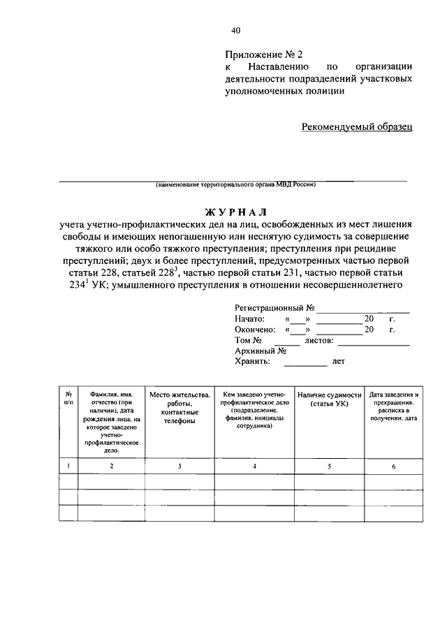 ПРИКАЗ МВД РФ От 29.03.2019 N 205 "О НЕСЕНИИ СЛУЖБЫ УЧАСТКОВЫМ.