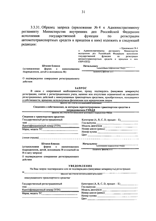 ПРИКАЗ МВД РФ От 20.01.2011 N 28 "О ВНЕСЕНИИ ИЗМЕНЕНИЙ В.