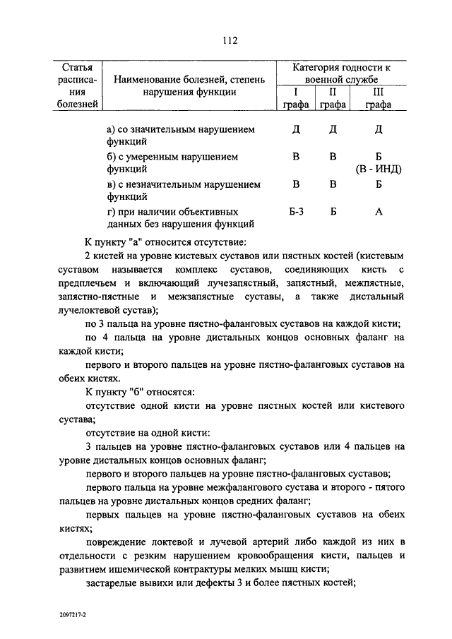 Военно врачебная экспертиза изменения