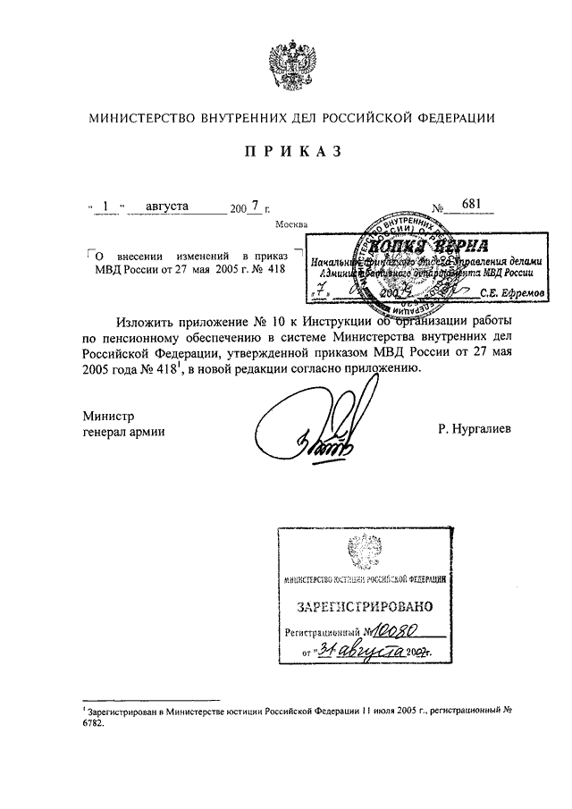 Приказ 191 мвд 2021. Приказ о внесении изменений в приказ. Изменения в приложение к приказу образец. Как внести изменения в программу. Приказ мвд рф № 460 от 26.